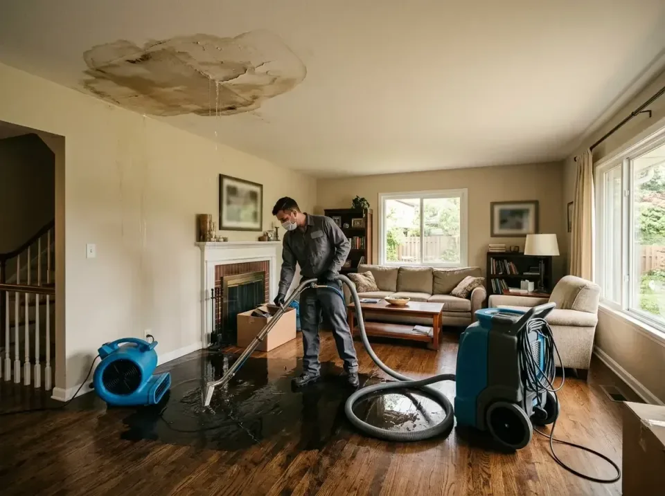 attic-pipe-burst-ceiling-drip-008 — frequently asked questions, Water Damage Restoration & Carpet Care in Harriman, TN